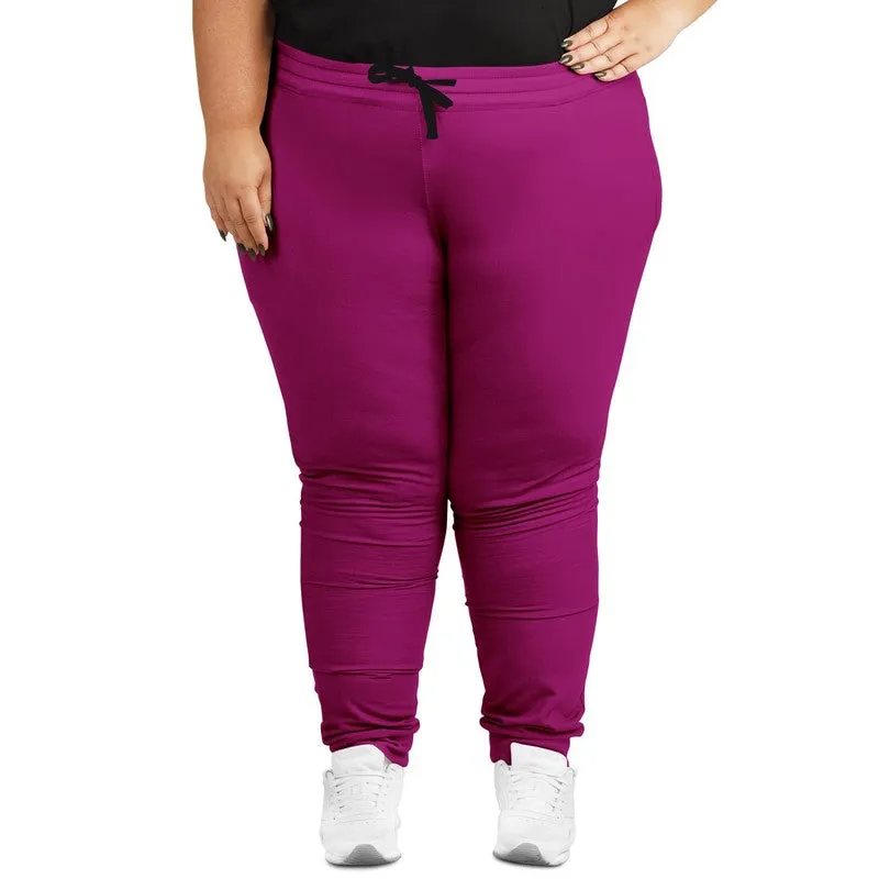 Shaded Magenta Joggers | Unisex | with PLUS sizes | C12M100Y0K30