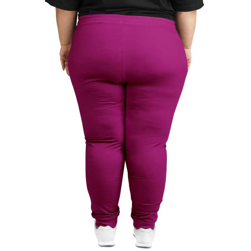 Shaded Magenta Joggers | Unisex | with PLUS sizes | C12M100Y0K30