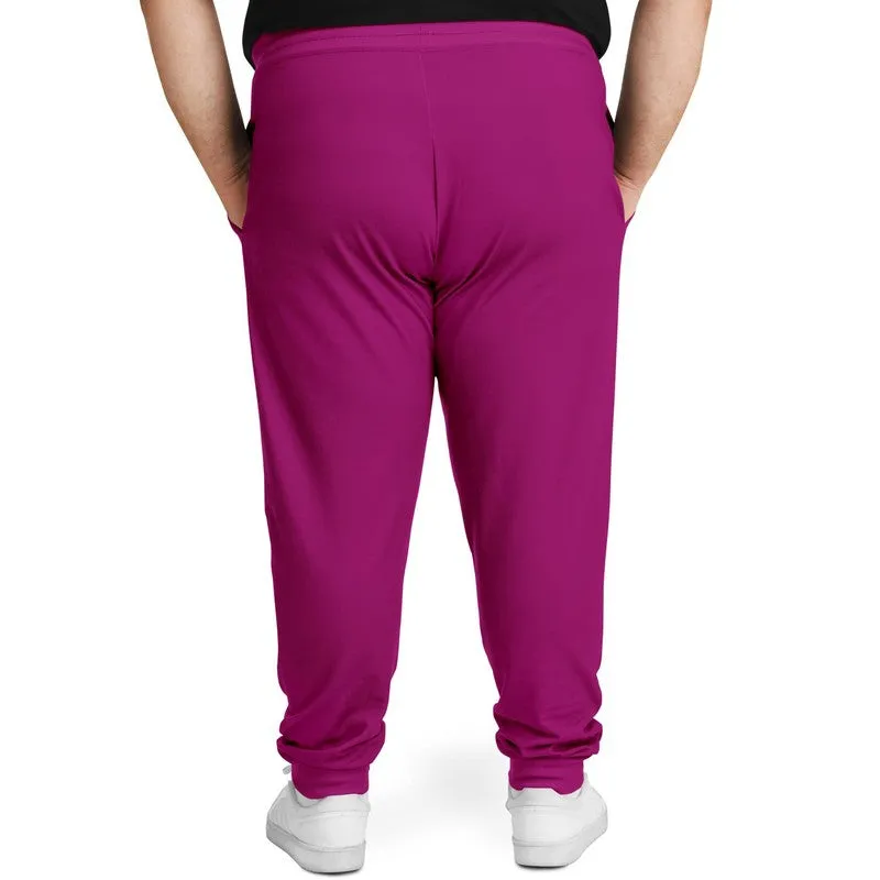 Shaded Magenta Joggers | Unisex | with PLUS sizes | C12M100Y0K30