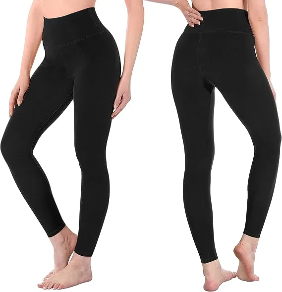 SINOPHANT High Waisted Leggings for Women, Buttery Soft Elastic Opaque Tummy Control Leggings, Plus Size Workout Gym Yoga