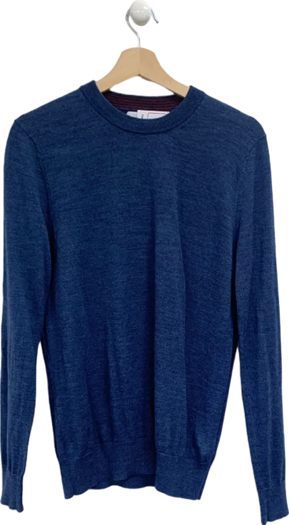 Stefano Conti Blue Crew Neck Jumper UK M