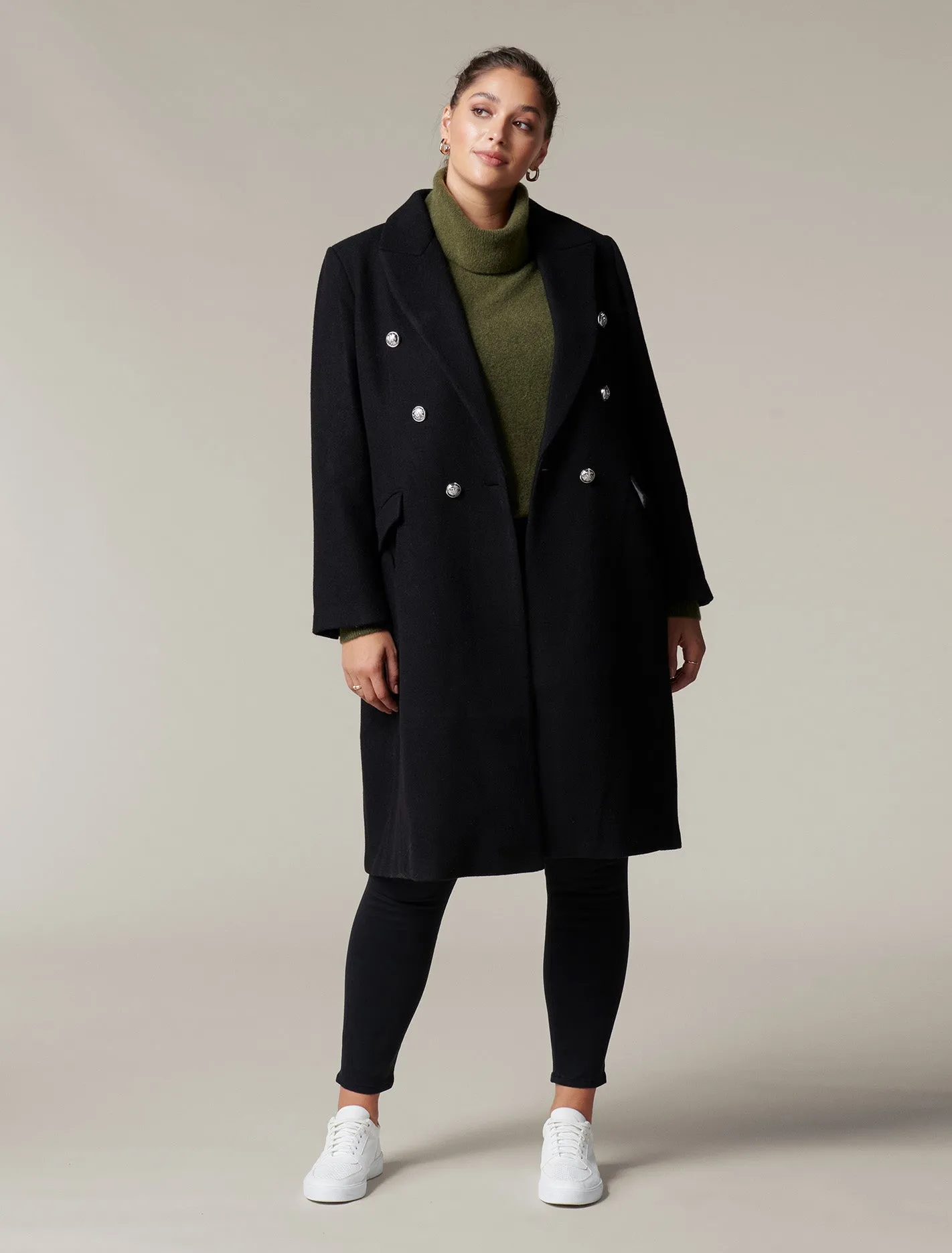 Suki Curve Military Coat