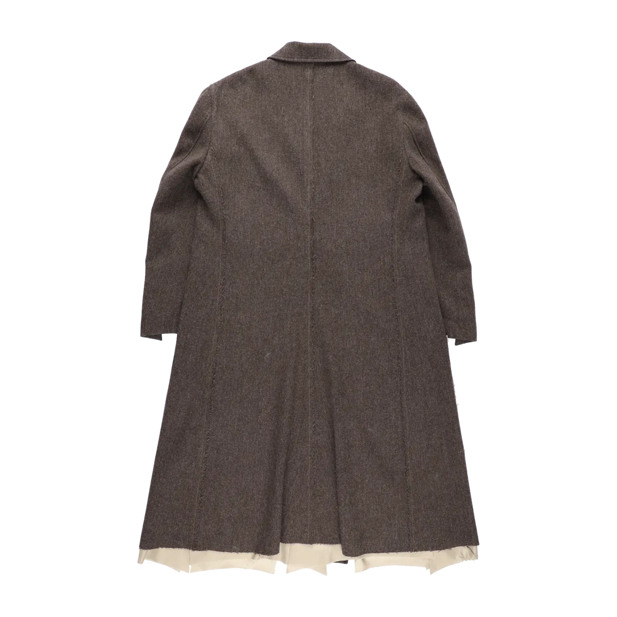 SULVAM - Herringbone Cut-Off Coat