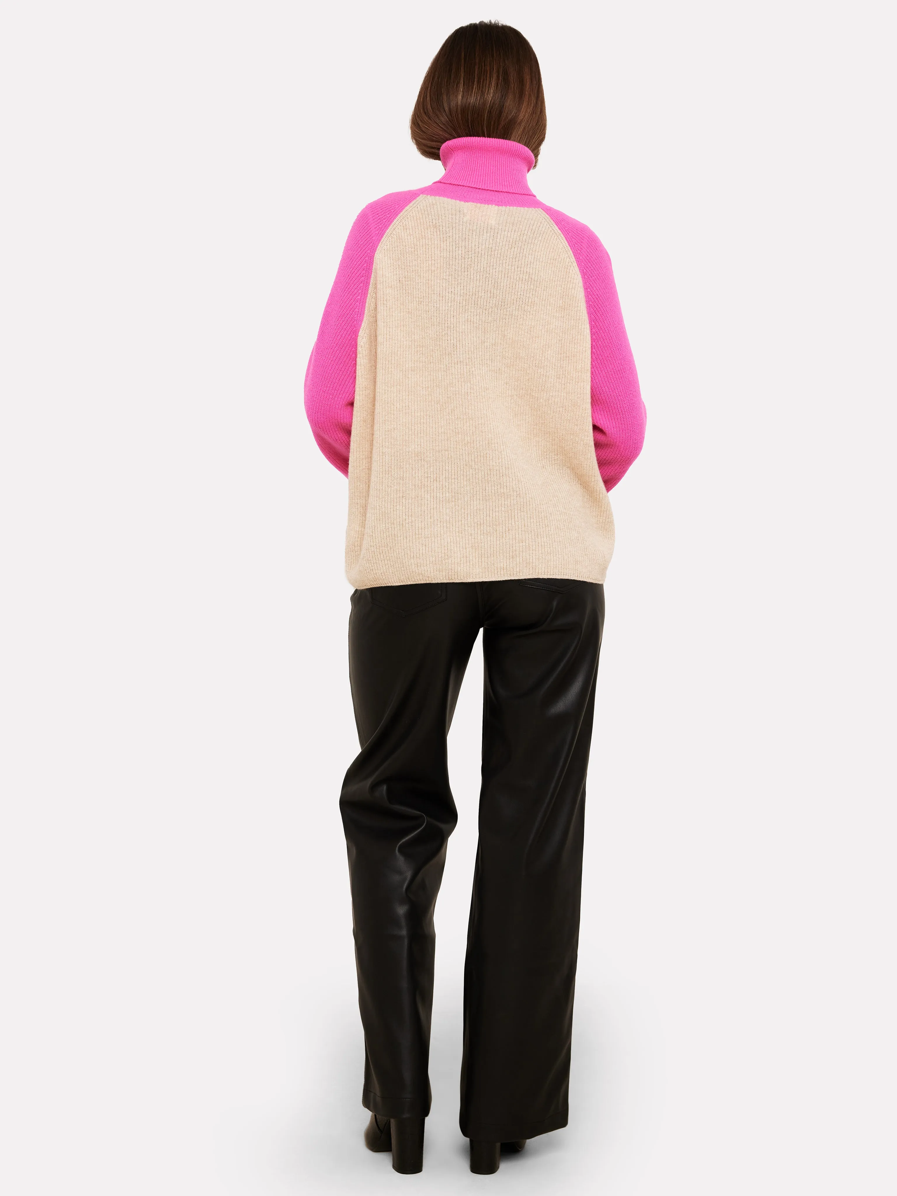 Susie Cashmere Ribbed Roll Neck