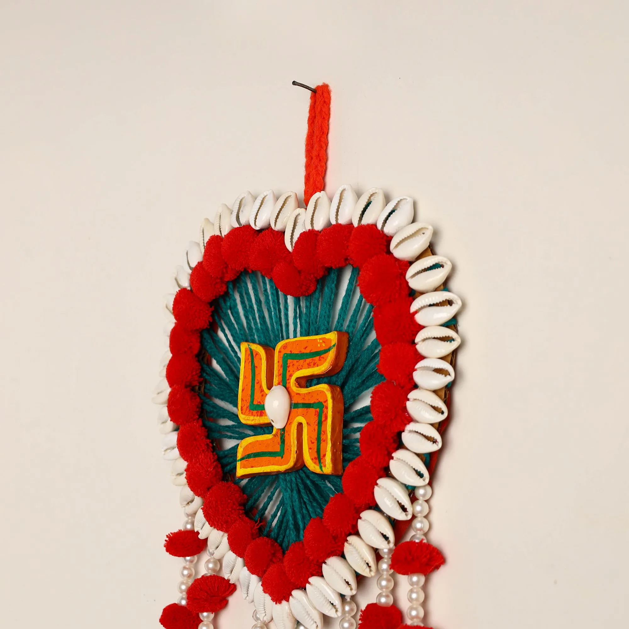 Swastik - Handmade Wool Wall Hanging 08