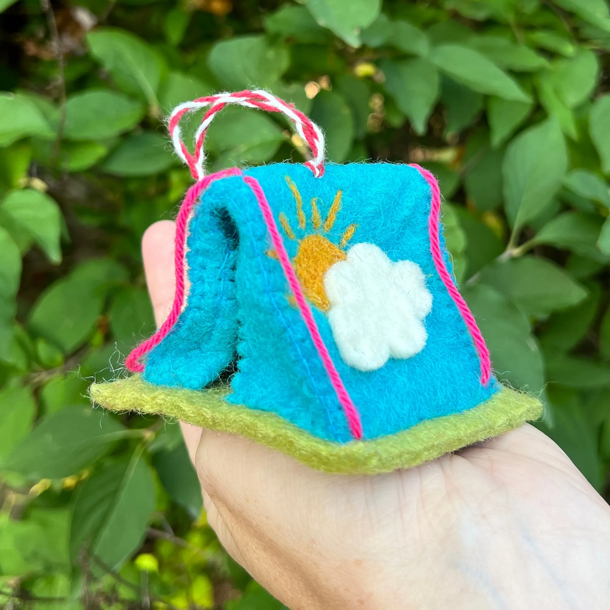 Tent Ornament, Felt Wool