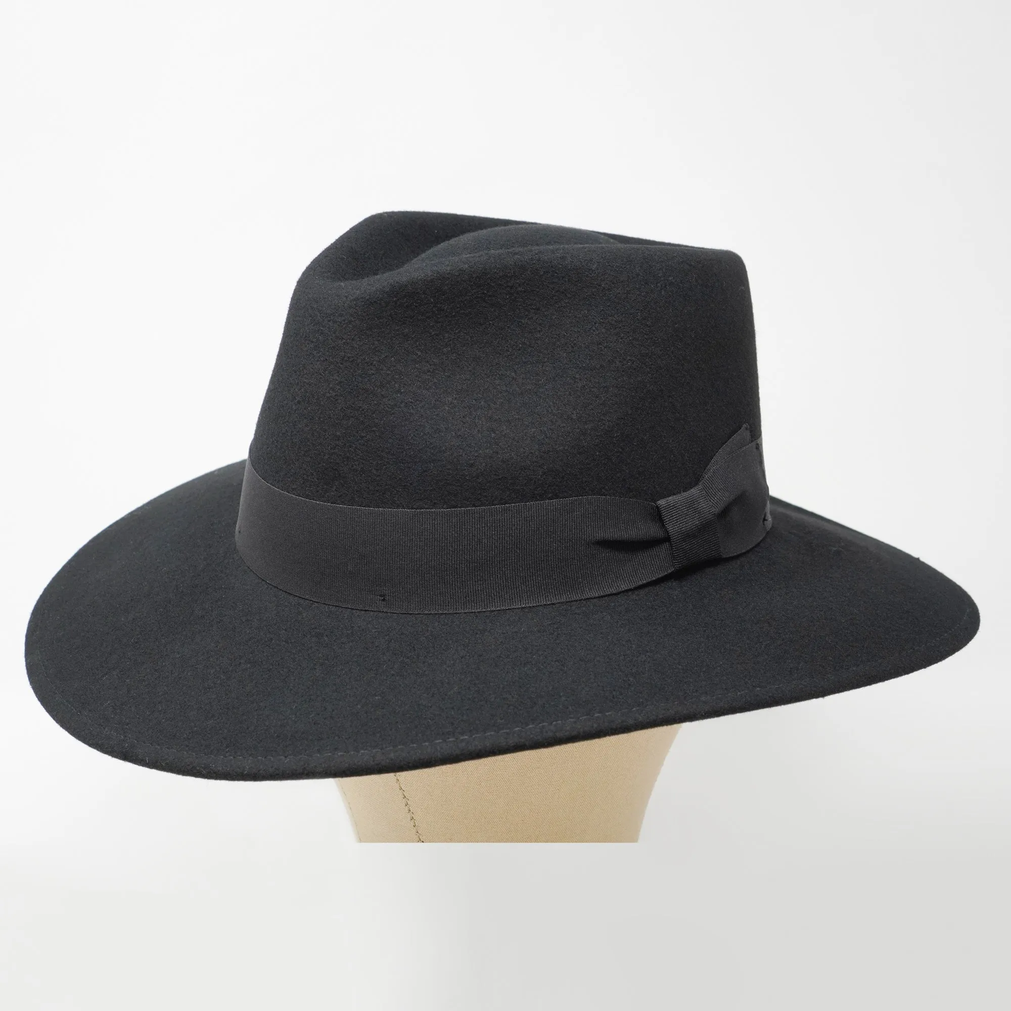 The Lewis Ribbon - Wide Brim Fedora