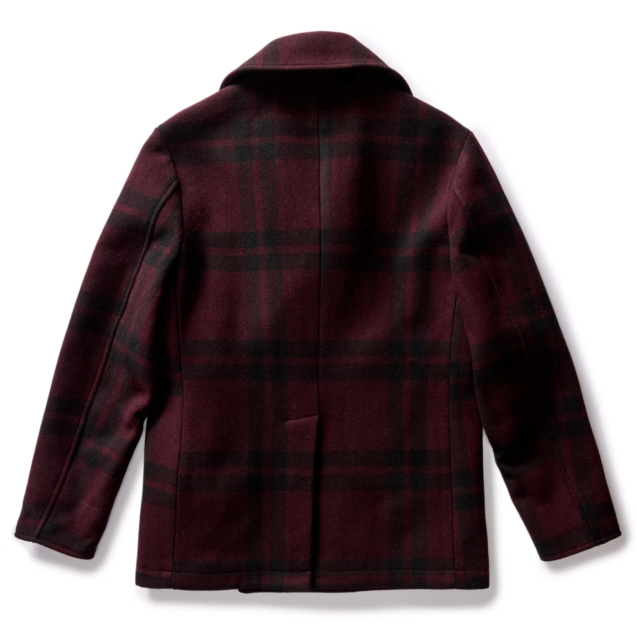 The Mariner Coat in Port Plaid Wool