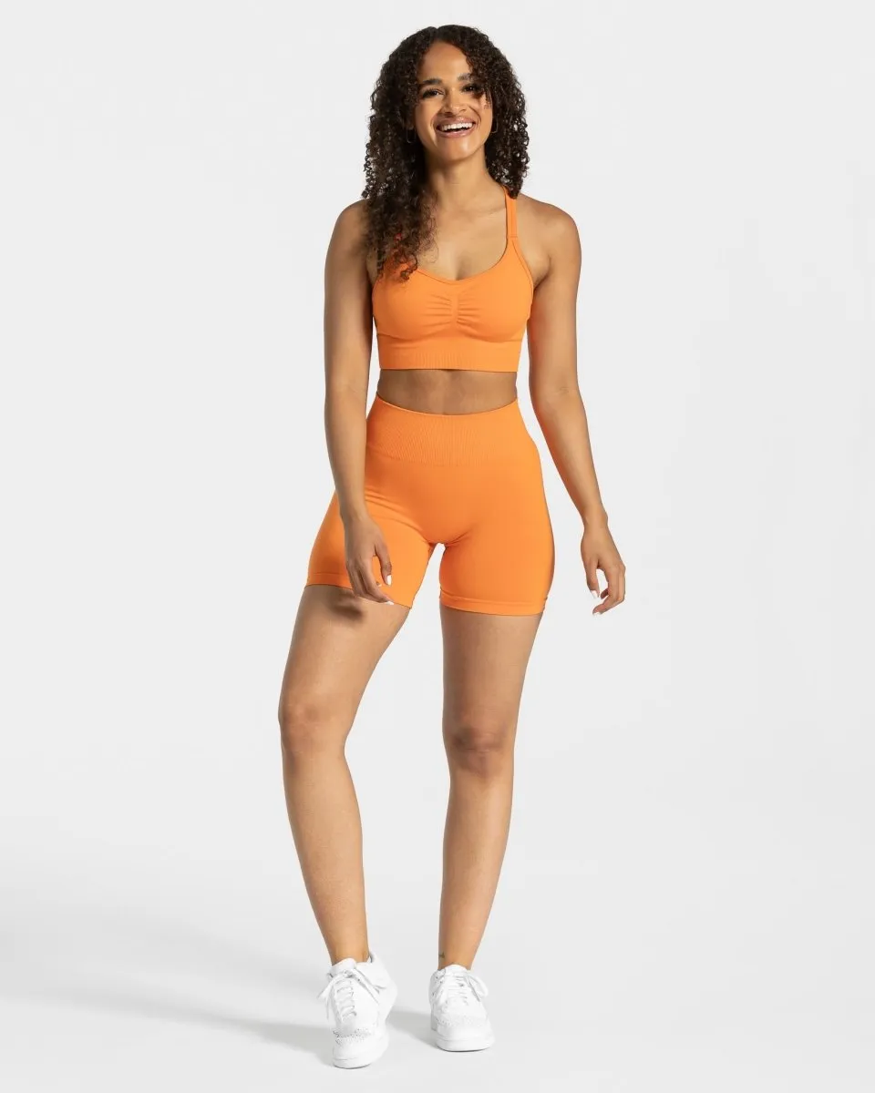 Timeless Scrunch Short "Orange"