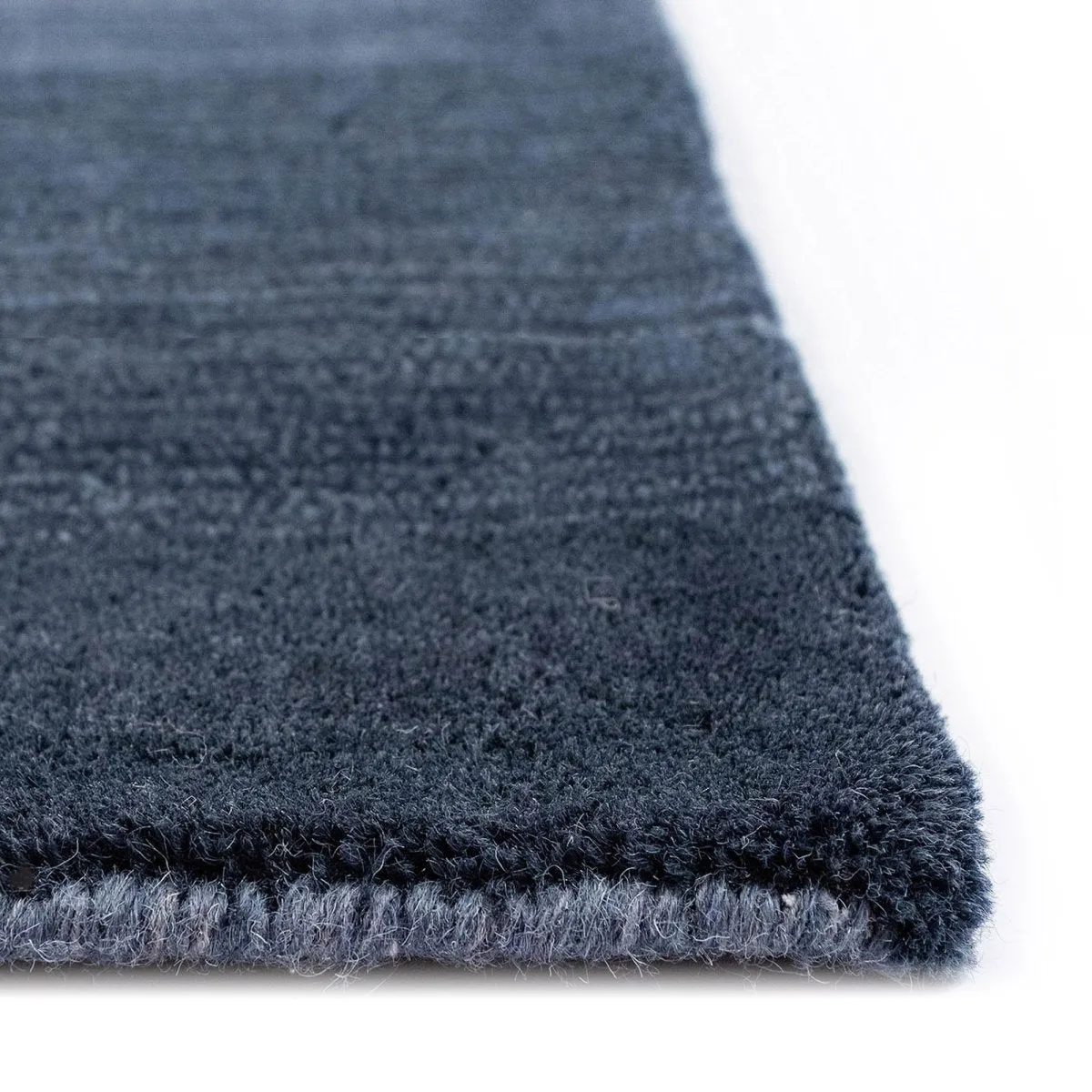 Trans-Ocean ARCA Indoor Hand Loomed Wool Comfortable Areaa Rug  - Denim