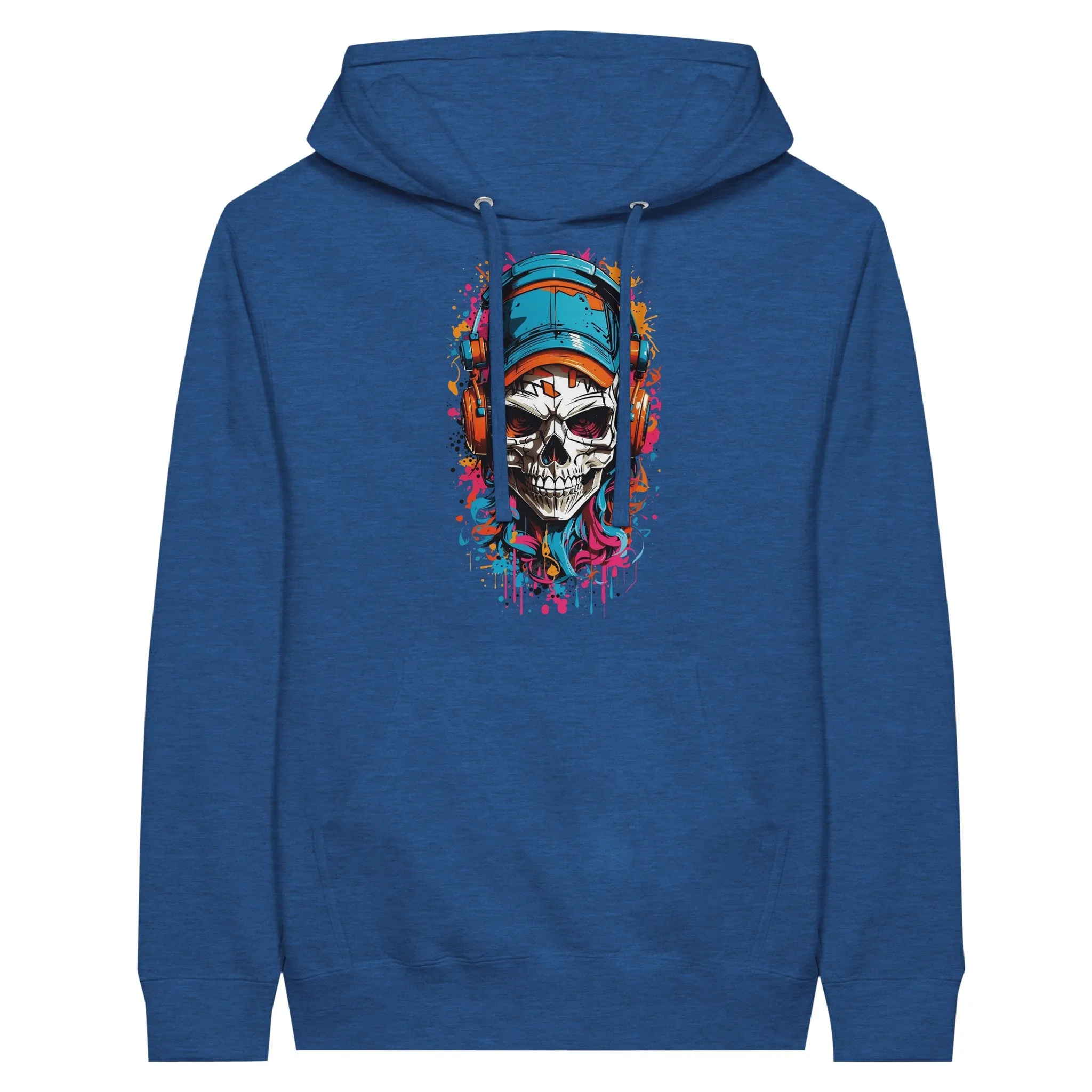 Urban Graffiti Skull Unisex Pullover Hoodie