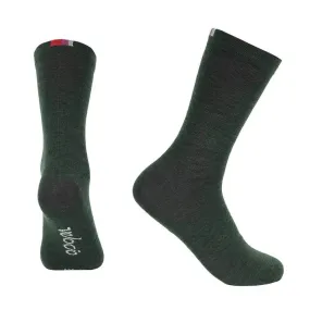 VELOCIO Signature Wool Socks - Dark Olive