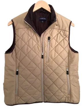 Warm Autumn Tan Quilted Puffer Vest