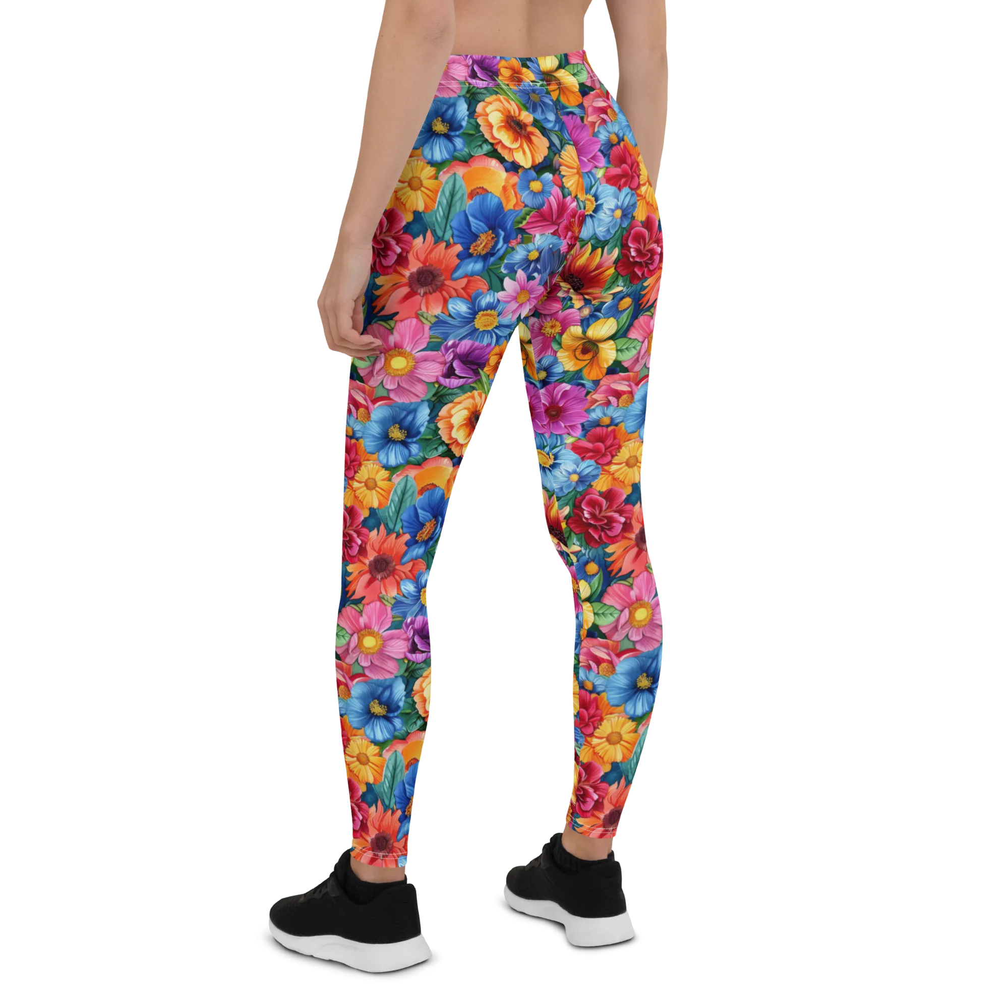 Watercolor Flower Leggings