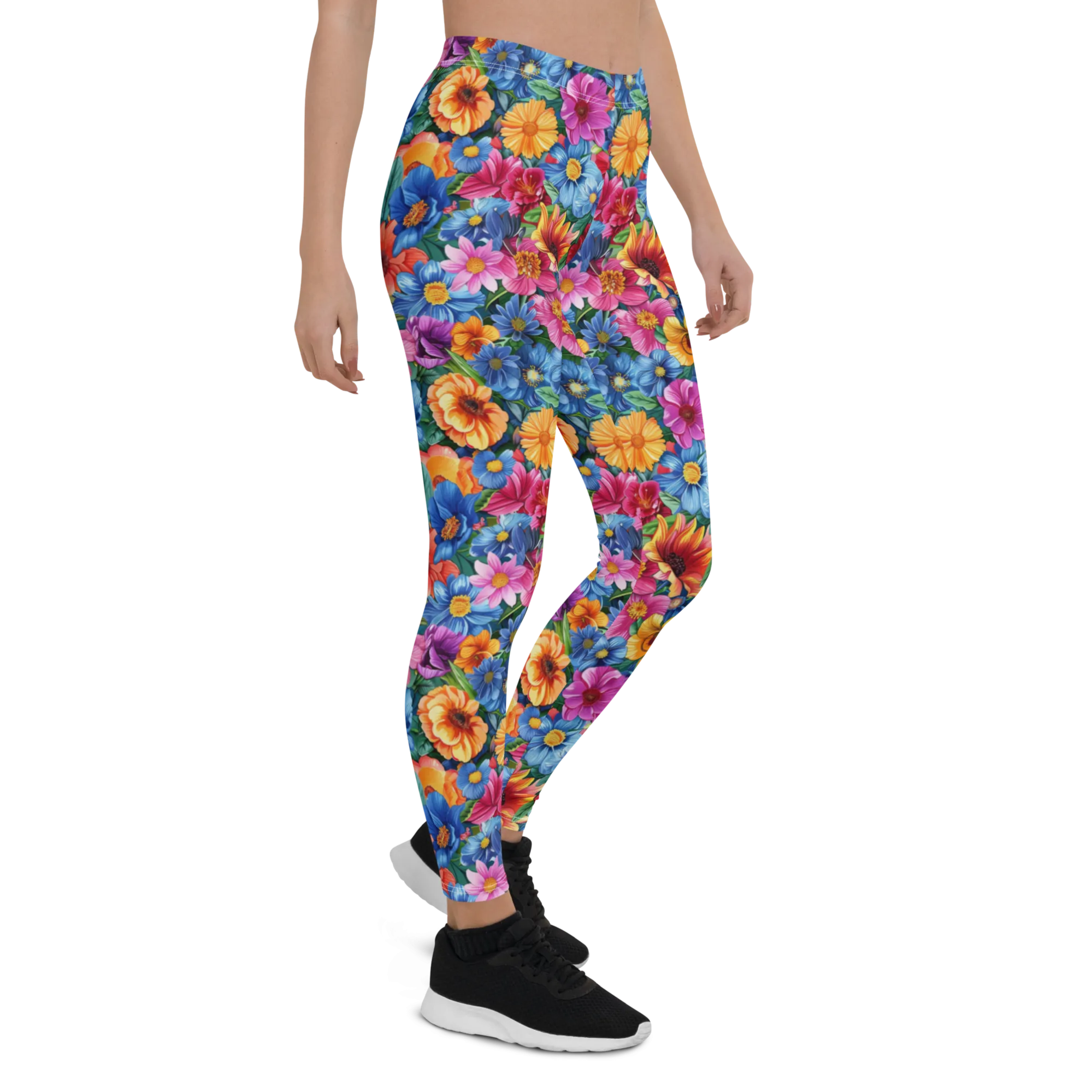 Watercolor Flower Leggings