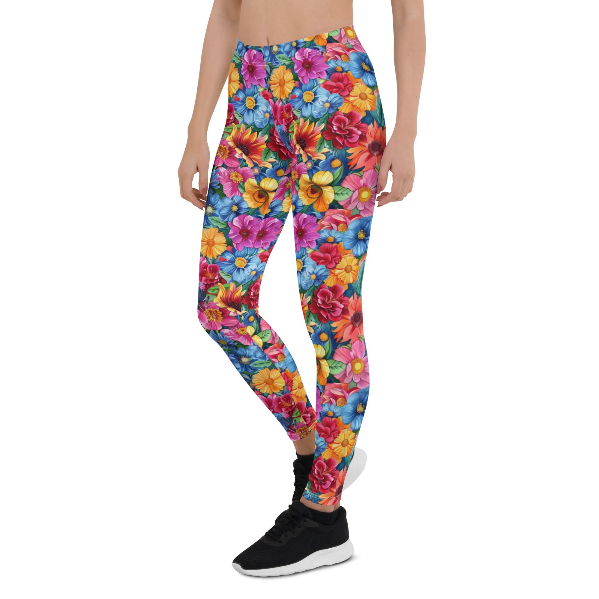 Watercolor Flower Leggings