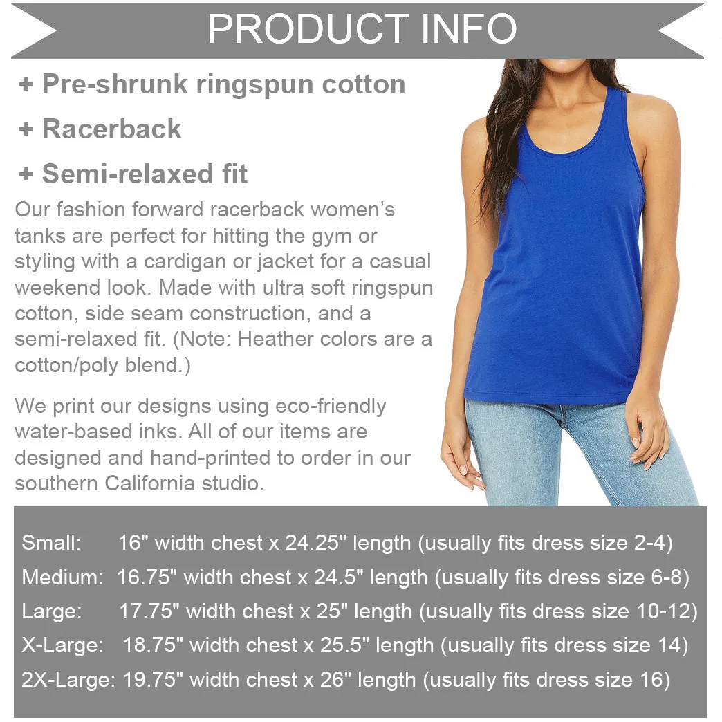 Women's Choose Darkness Racerback Tank Top