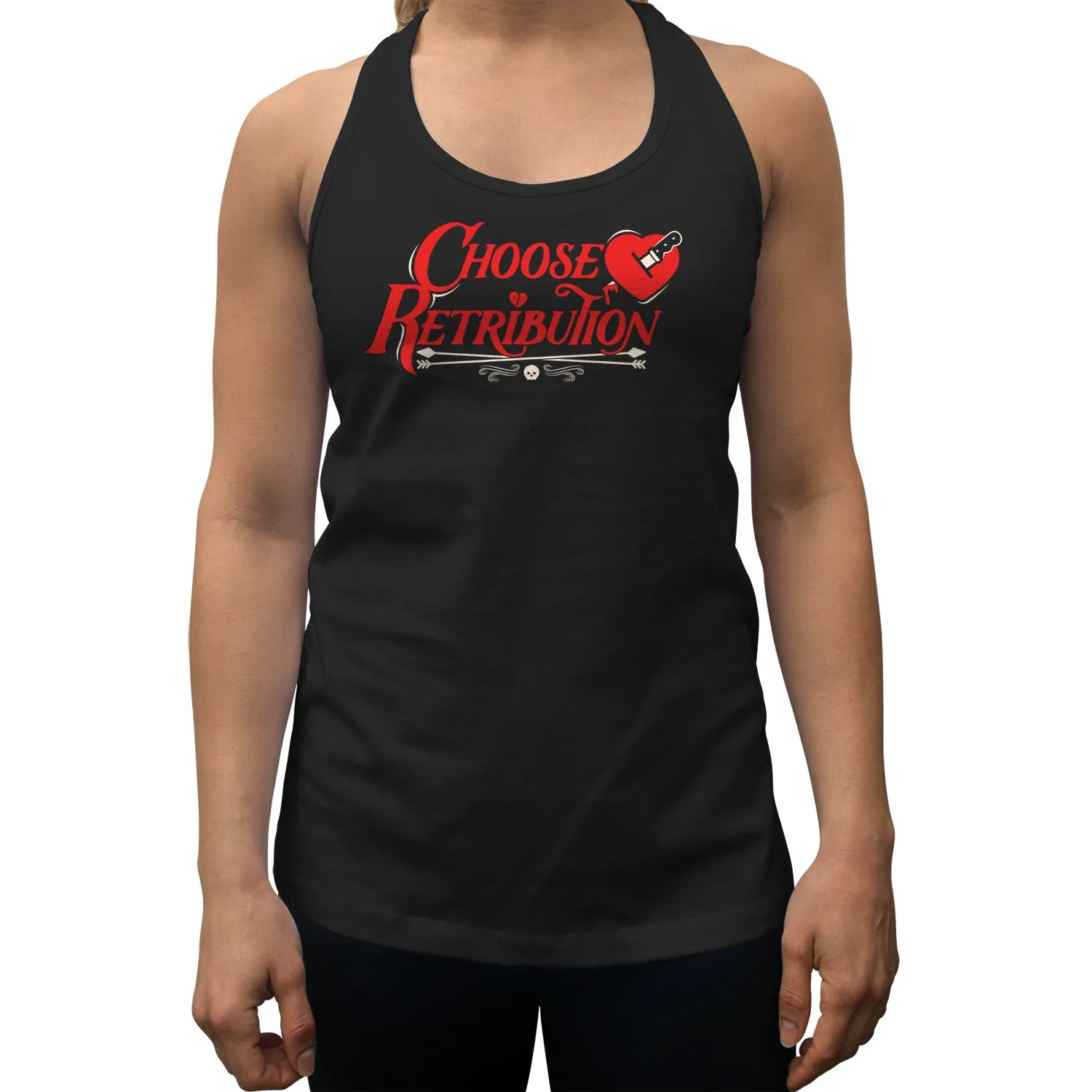 Women's Choose Retribution Racerback Tank Top