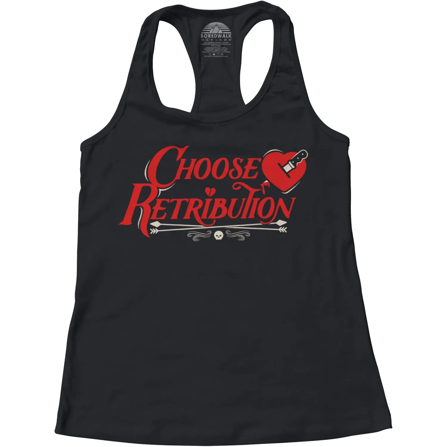 Women's Choose Retribution Racerback Tank Top