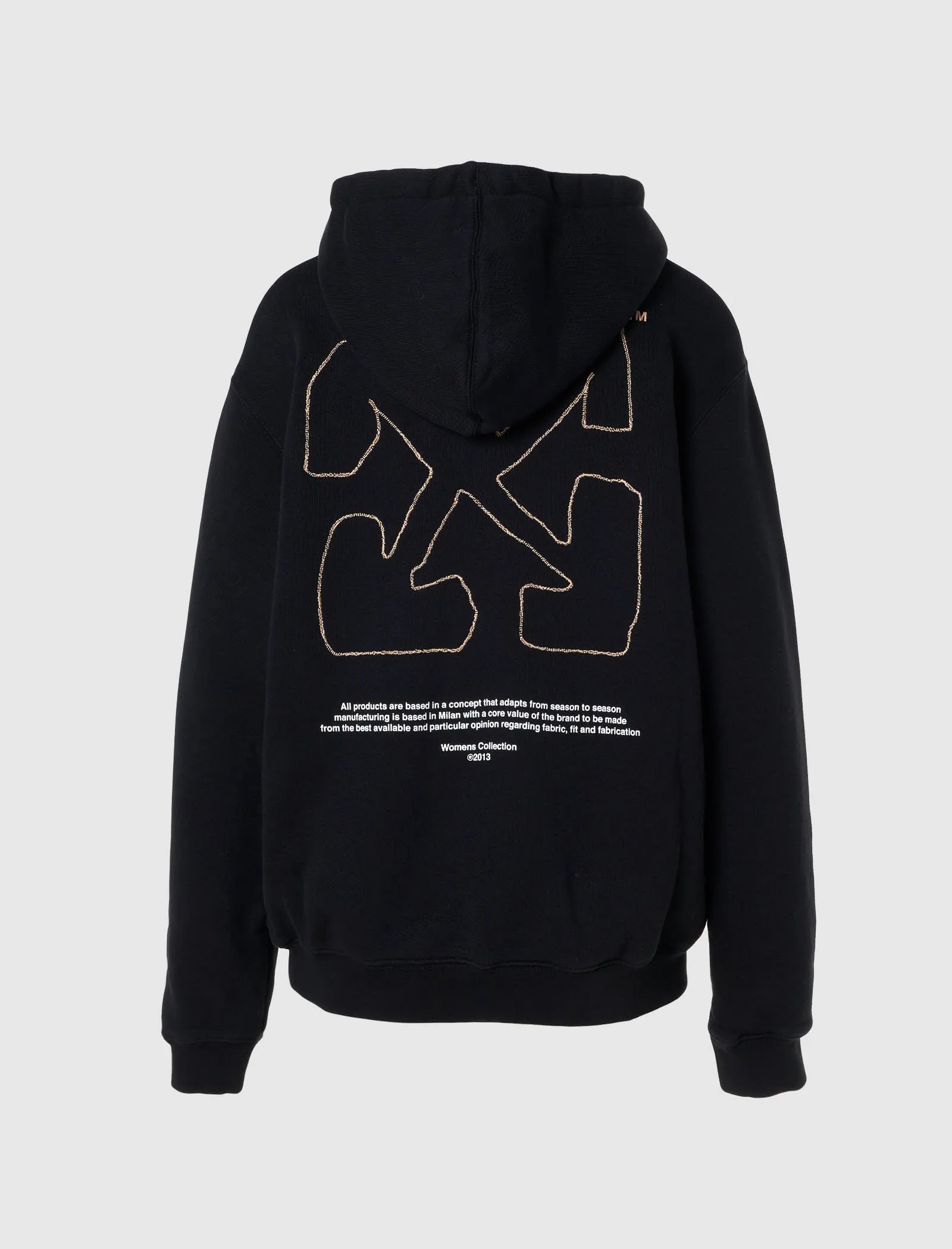 WOMEN'S EMBROIDERED SKETCH HOODIE