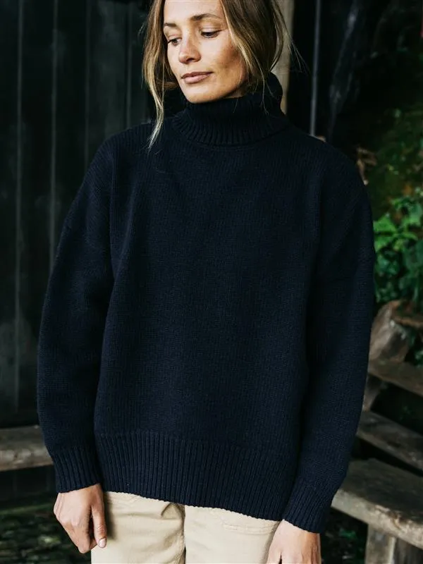 Women's Eyre Roll Neck Knit Jumper