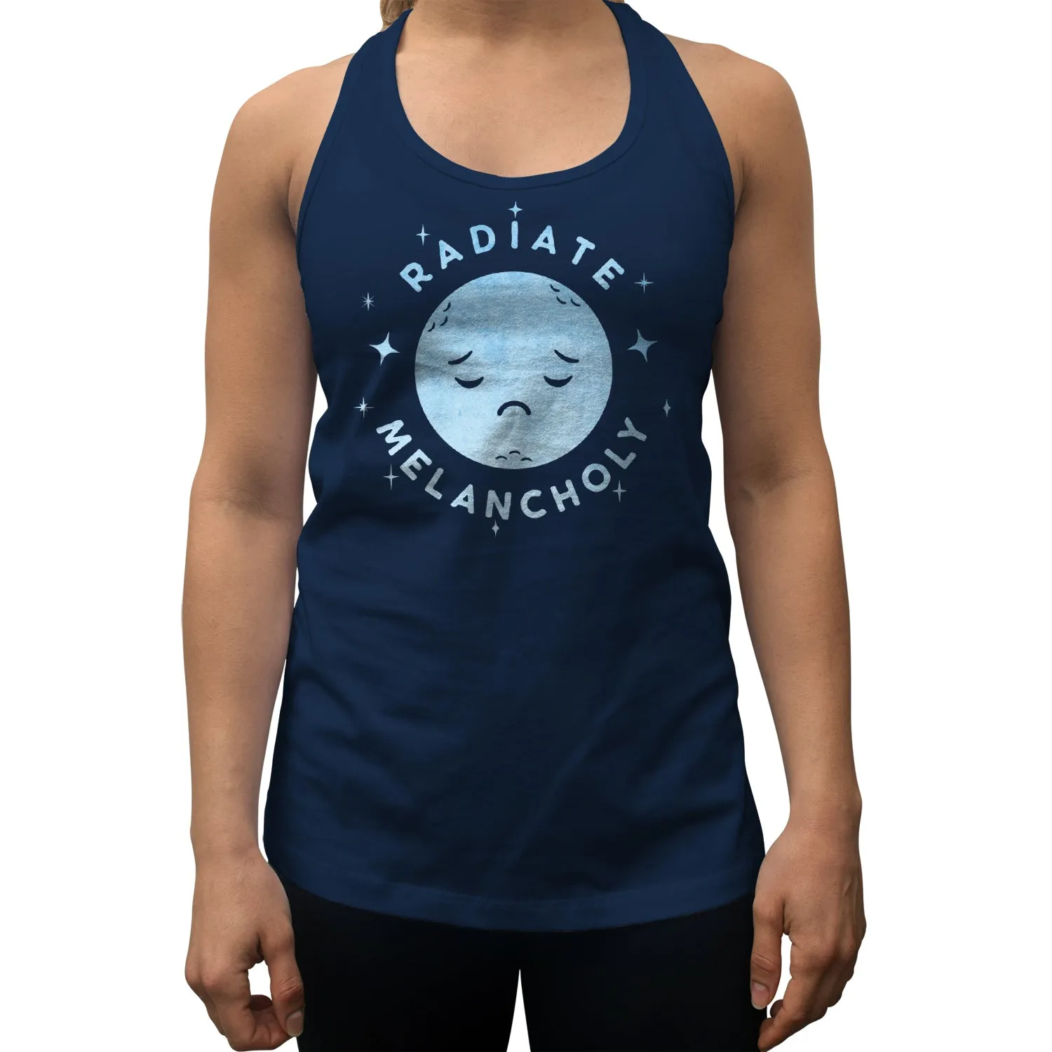 Women's Radiate Melancholy Racerback Tank Top