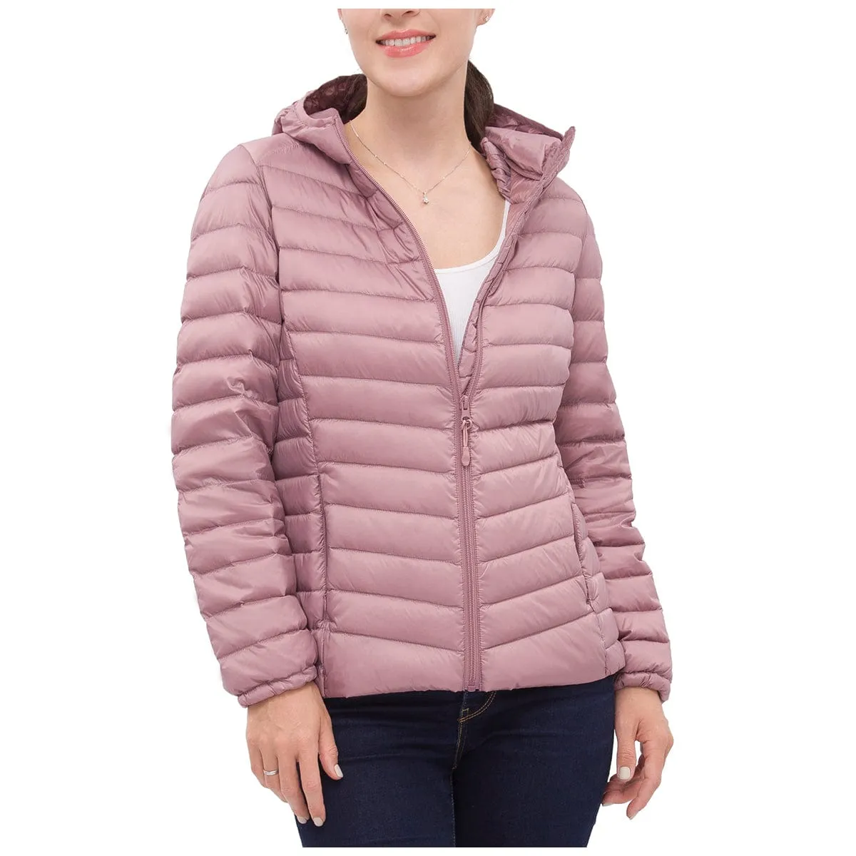 Women's Ultra Light Packable Down Puffer Jacket