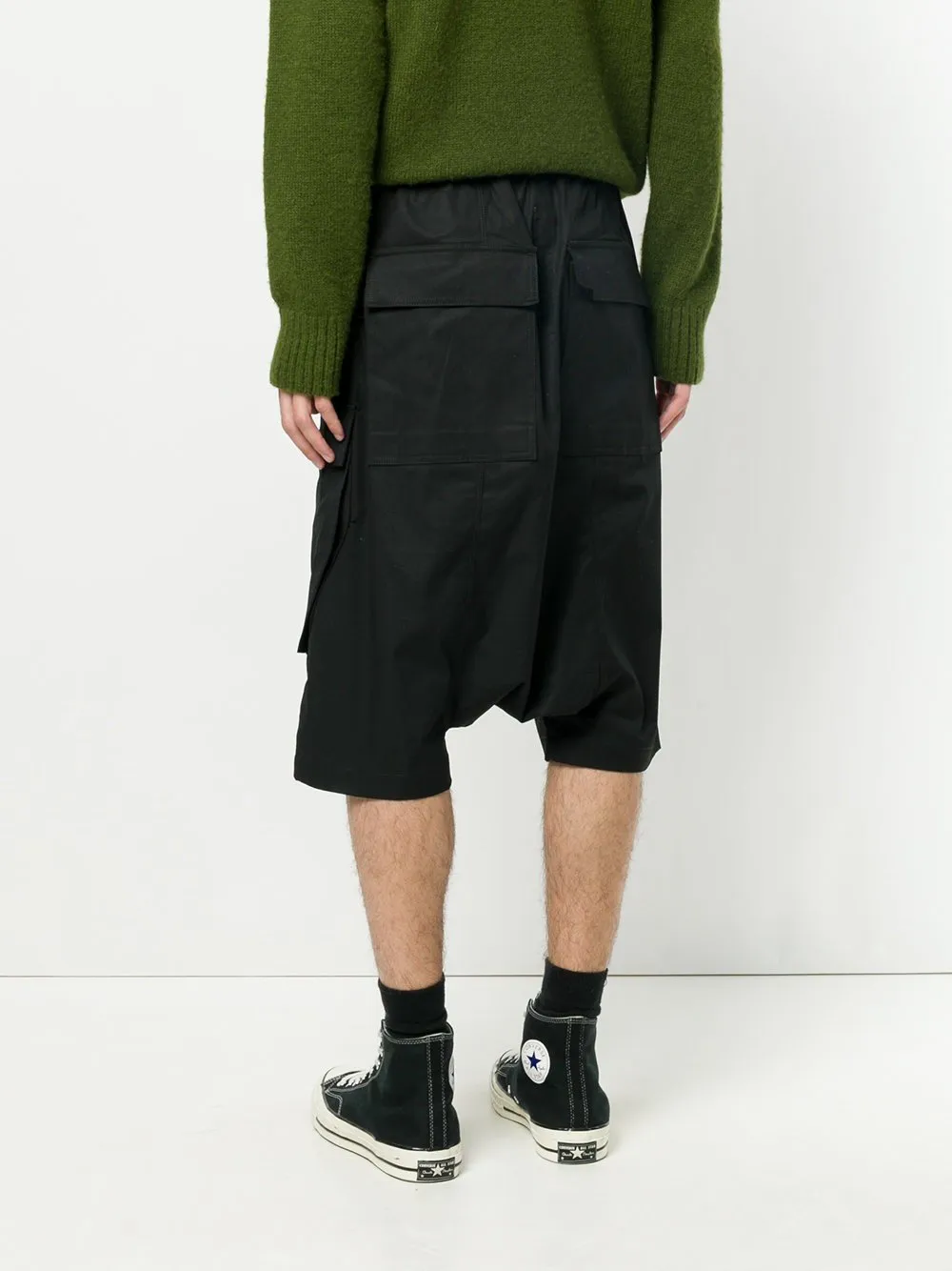 Woven Cotton Pants Cargo Pods