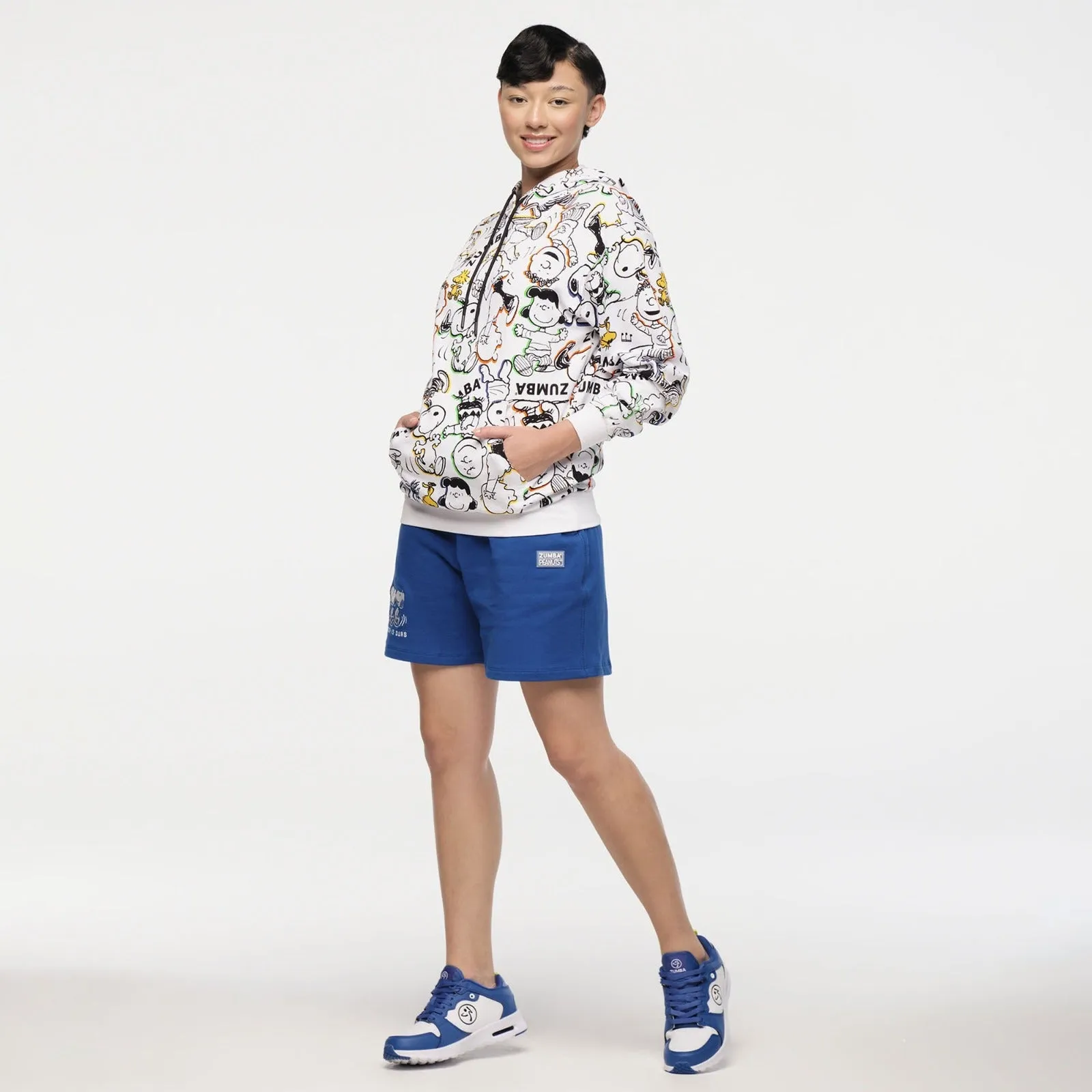 Zumba® X Peanuts™ Unisex Pullover Hoodie - White